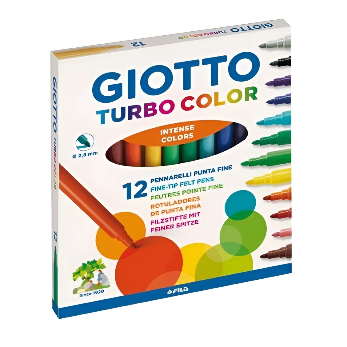 Copic Marker Sketch - Stylo coloré lavable fantaisie 12 couleurs,