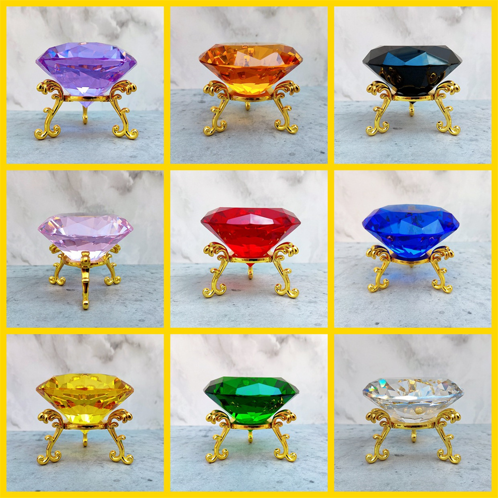 Diamant en cristal K9 de 80mm  - Paper Weight Crystal avis et prix