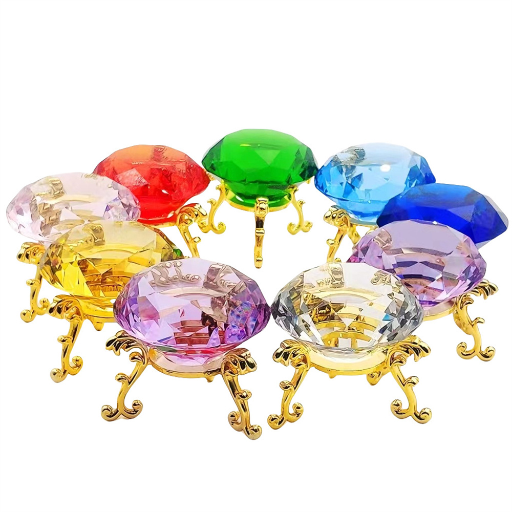 Diamant en cristal K9 de 80mm  - Paper Weight Crystal avis et prix