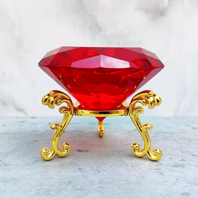 Diamant en cristal K9 de 80mm  - Paper Weight Crystal avis et prix