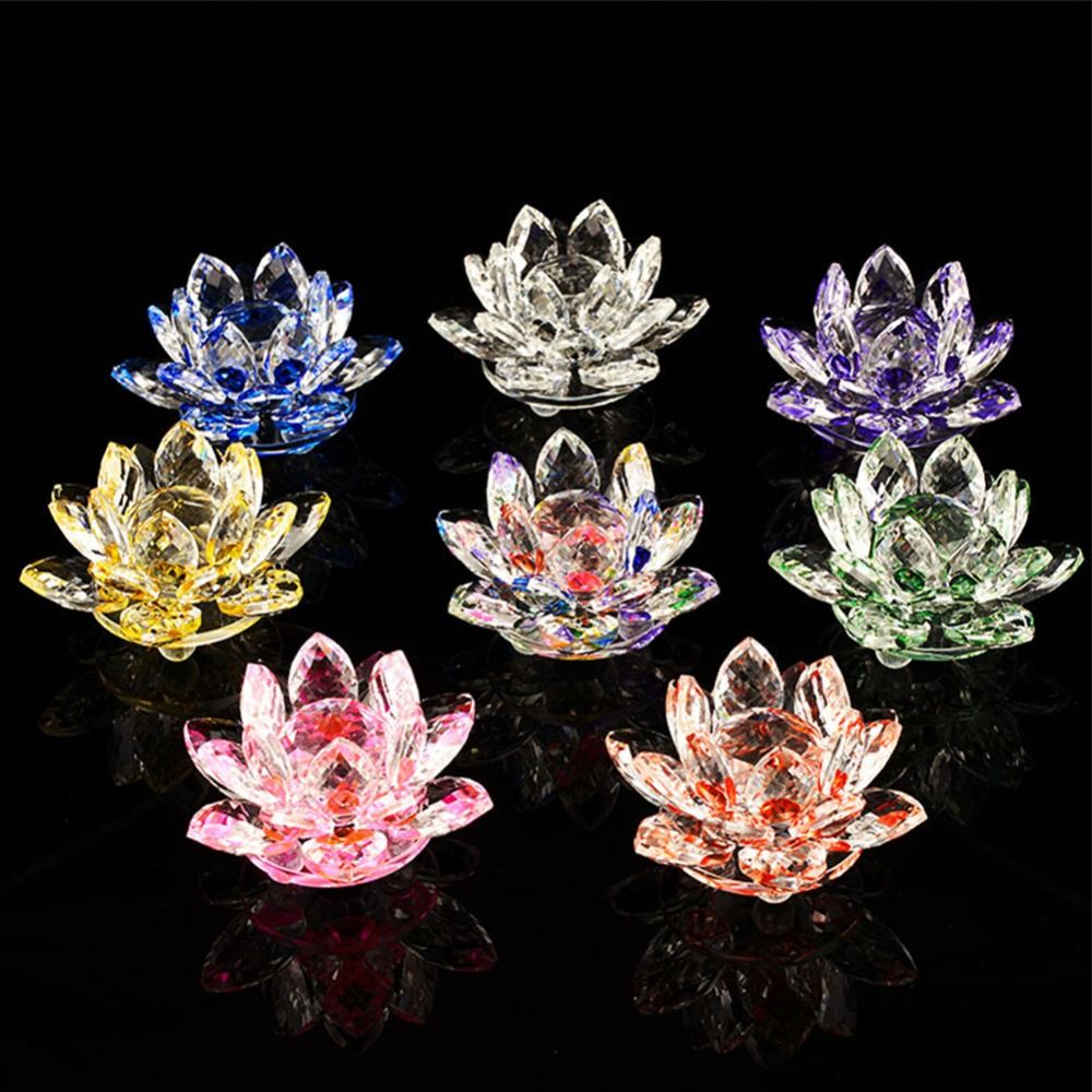 Figurine de fleur de Lotus en  - Paper Weight Crystal avis et prix