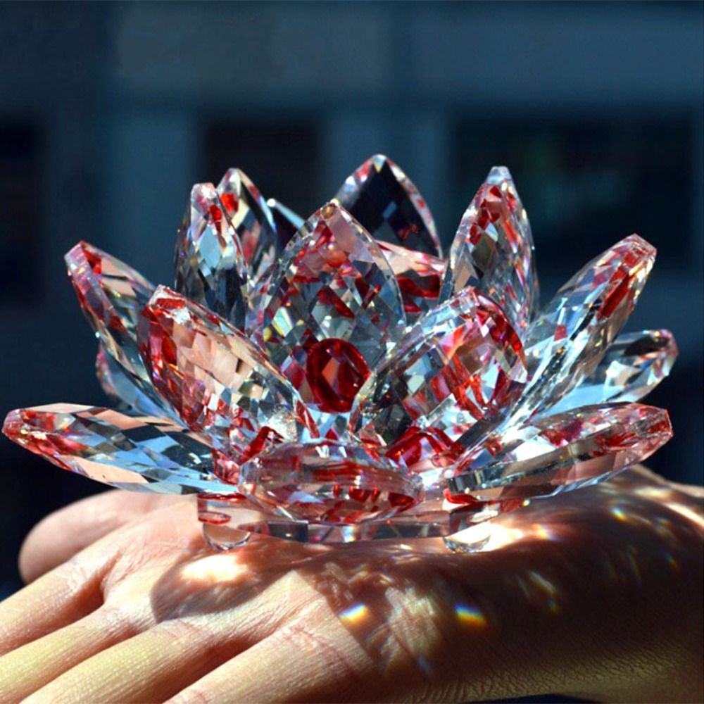 Figurine de fleur de Lotus en  - Paper Weight Crystal avis et prix