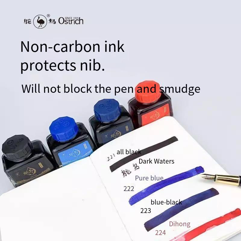 Encre pour stylo plume Ostrich - Fountain Pen Bottled Ink avis et prix