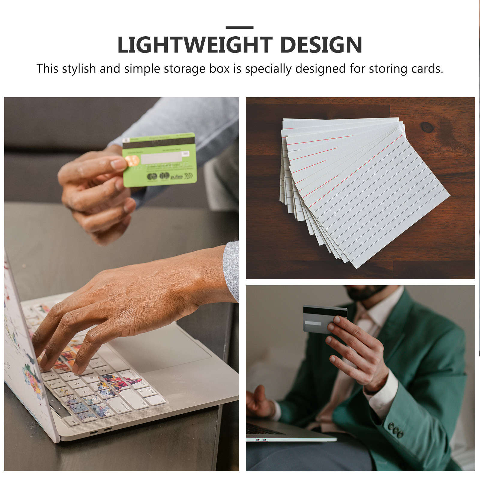 4 pièces de boîtes de classeme - Index Card Holder avis et prix